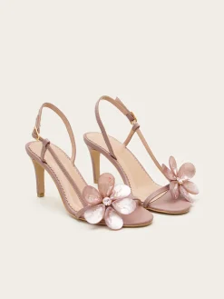 Fleurs Blanches Slingbacks