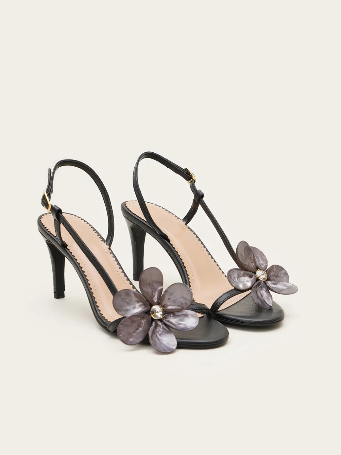 Fleurs Blanches Slingbacks