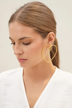 Heart Of Gold Earrings