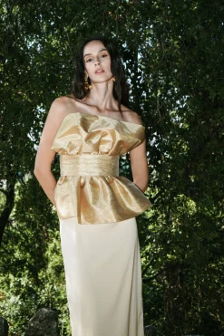 Shell Gold Bustier
